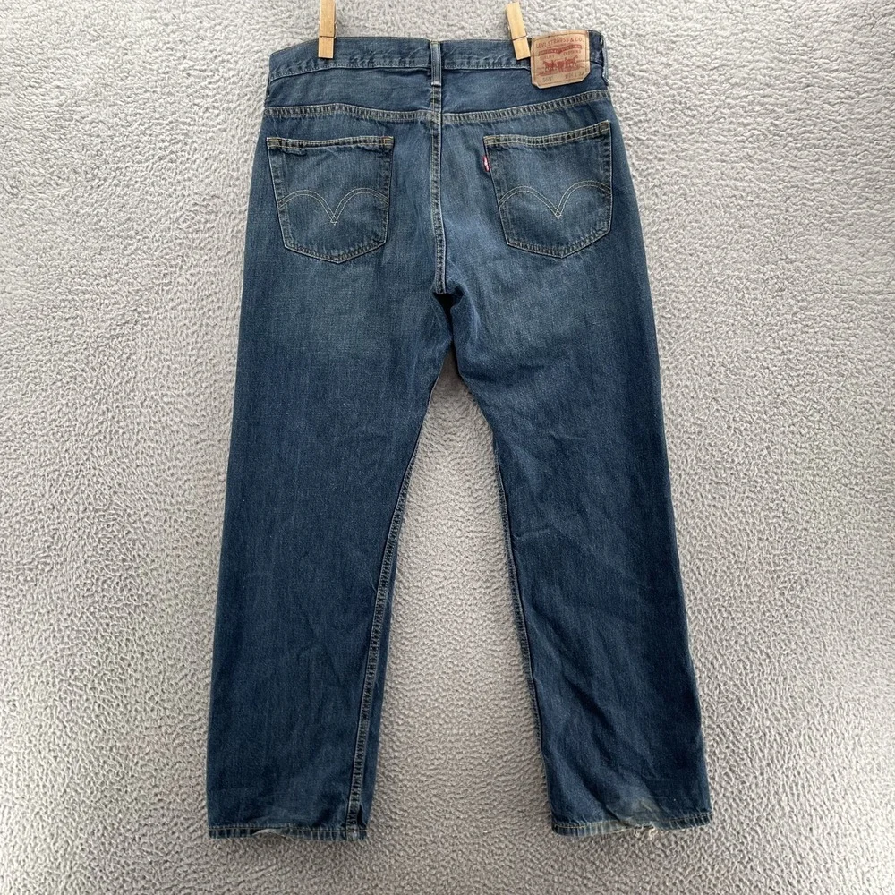 Levi's 569 Jeans Mens 35x29* Straight Baggy Whisker Denim Y2k Workwear 90s Skate